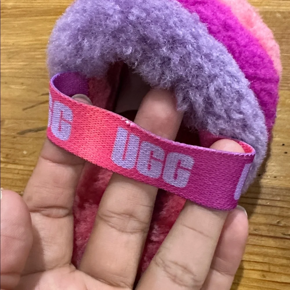 UGG Pink and Purple BABY  Slippers size 7